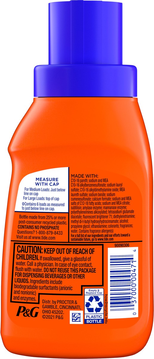 slide 2 of 3, Tide Original Scent Liquid Laundry Detergent, 10 fl oz