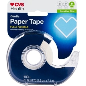 slide 1 of 1, CVS Health Non-Irritating Paper Tape For Sensitive Skin, 1 ct