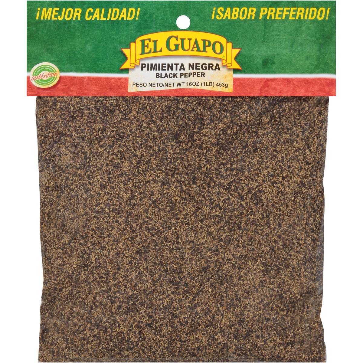 slide 1 of 5, El Guapo Black Pepper 16 oz. Bag, 16 oz