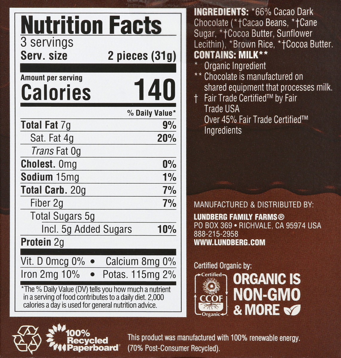 slide 6 of 6, Lundberg Thin Stackers 3.3 oz, 3.3 oz