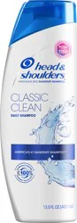 Head & Shoulders Classic Clean Anti-Dandruff Shampoo, 13.5oz