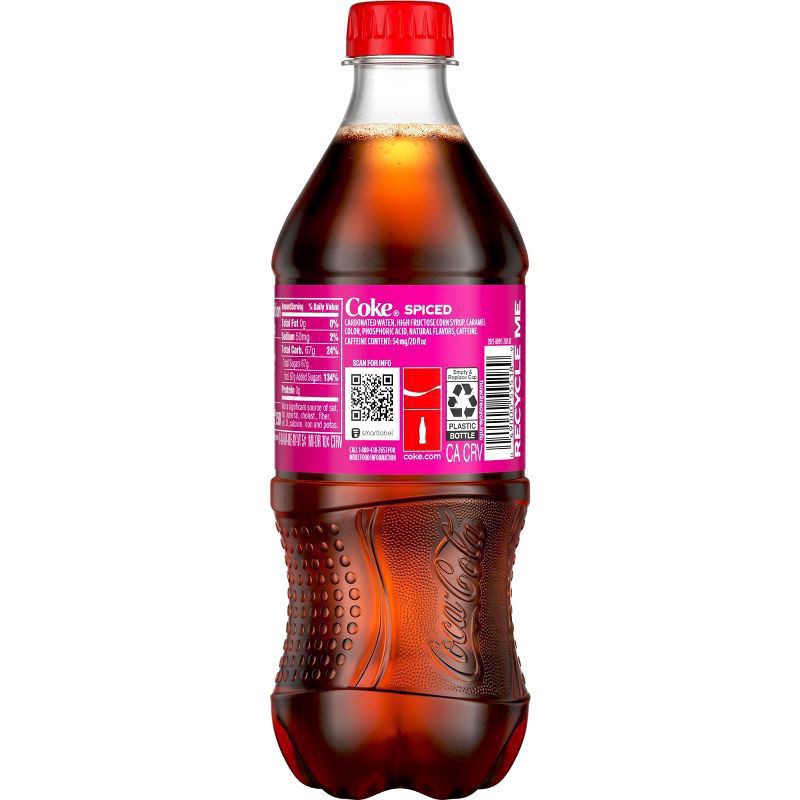slide 4 of 8, Coca-Cola Spiced Bottle, 20 fl oz, 20 oz