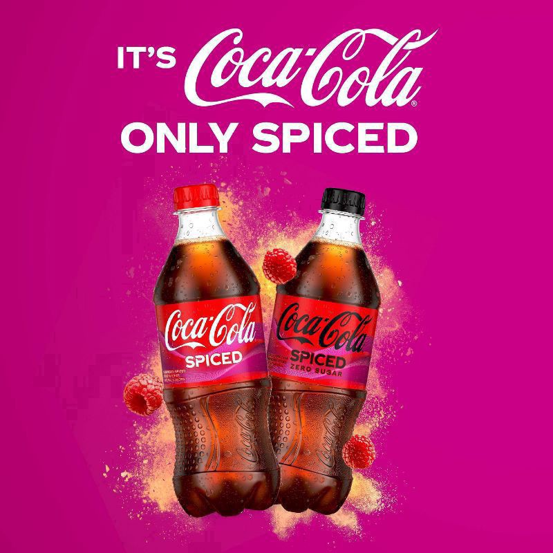 slide 5 of 8, Coca-Cola Spiced Bottle, 20 fl oz, 20 oz
