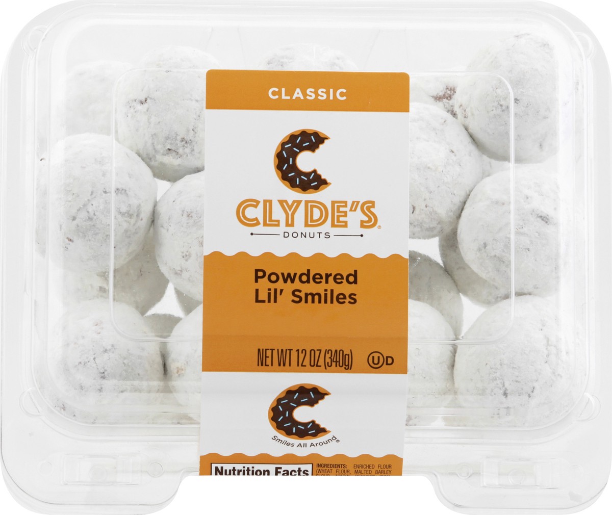 slide 4 of 13, Clydes Donuts Powdered Donut Holes, 12 oz