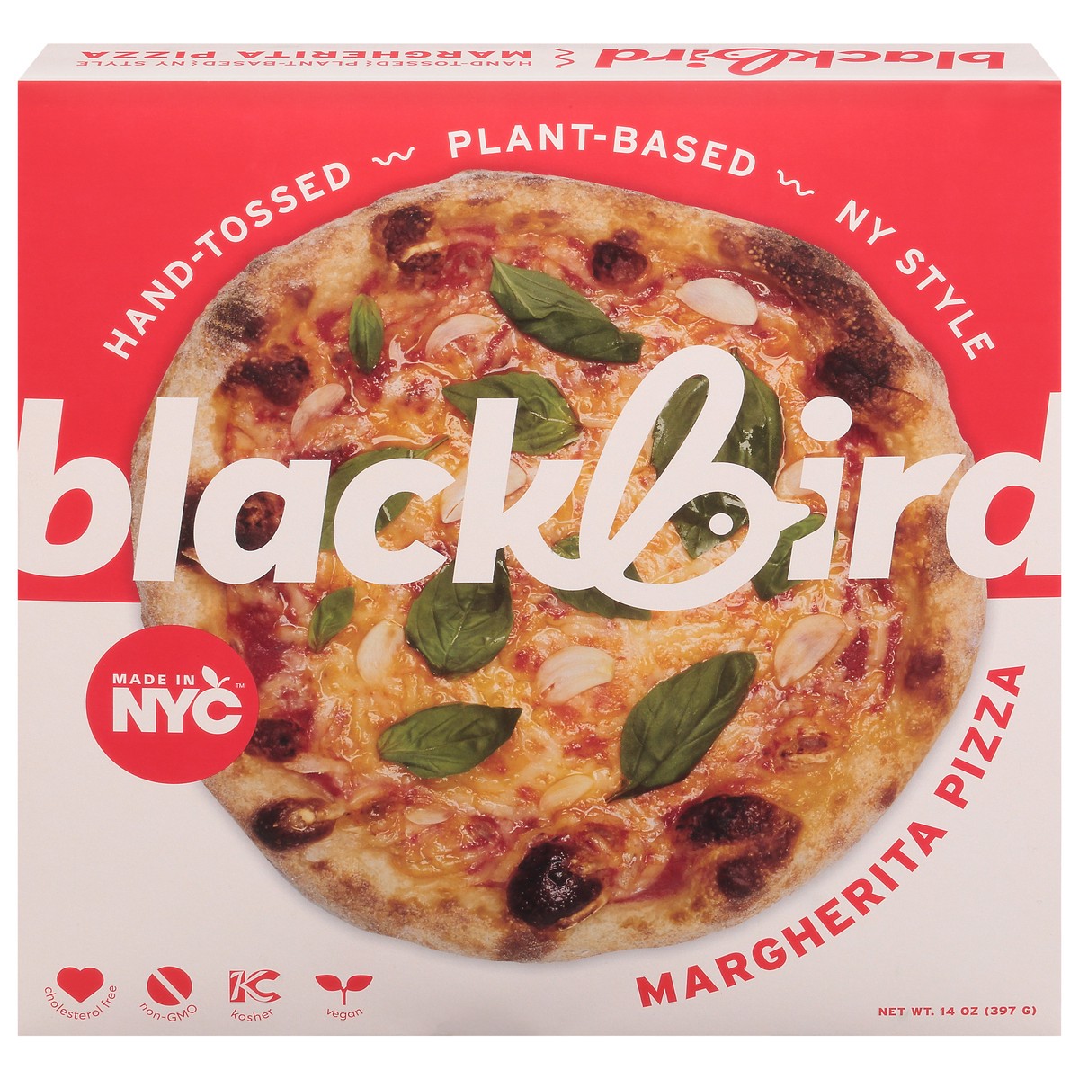 slide 8 of 14, Blackbird NY Style Hand-Tossed Margherita Pizza 14 oz, 14 oz