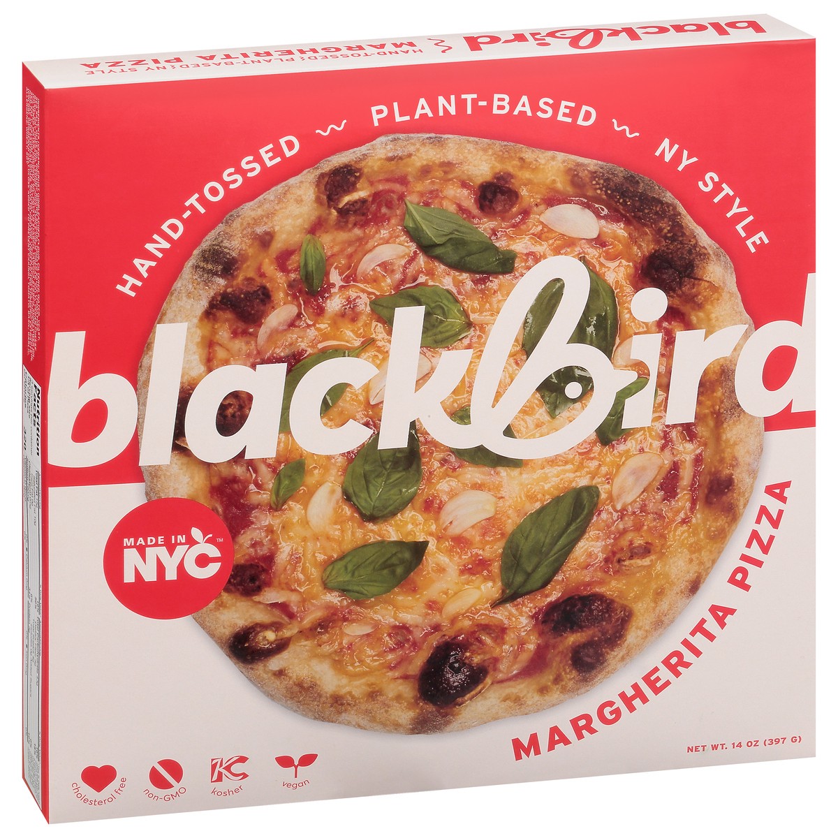 slide 10 of 14, Blackbird NY Style Hand-Tossed Margherita Pizza 14 oz, 14 oz