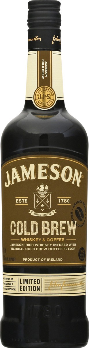 slide 4 of 9, Jameson Irish Whiskey Jameson Cold Brew Irish Whiskey, 750 mL Bottle, 30% ABV, 750 ml