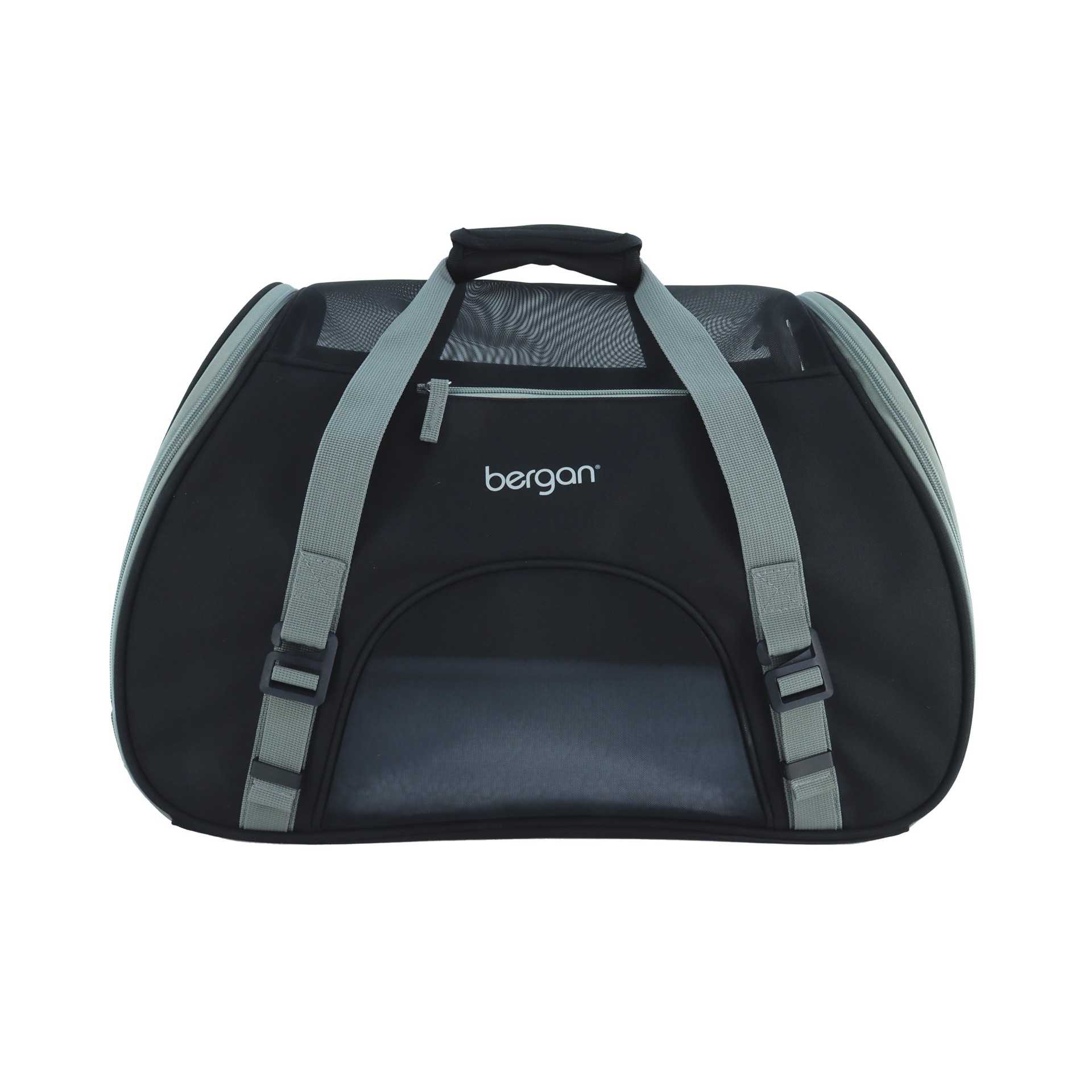slide 1 of 1, Bergan Comfort Carrier™, Black with Grey, Large - 19" L x 10" W x 13" H, 1 ct