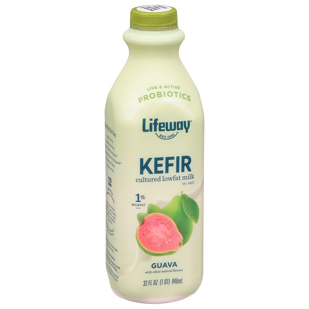 slide 9 of 9, Lifeway Guava Kefir 32 fl oz, 32 fl oz