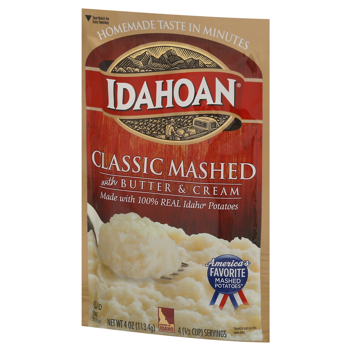 slide 3 of 11, Idahoan Classic Mashed Potatoes, 4 oz