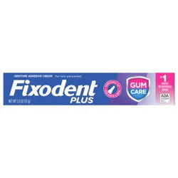 Fixodent Plus Gum Care Secure Denture Adhesive 2.0oz
