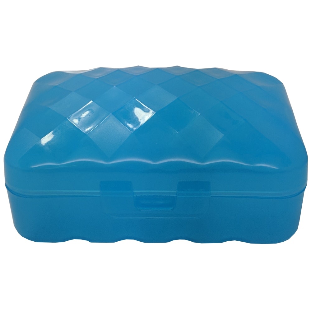 slide 1 of 1, Sprayco Meijer Travel Frosted Plastic Oval Soap Box, 1 ct