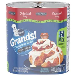 Pillsbury Grands! Cinnabon Cinnamon Rolls, 2 ct / 17.5 oz
