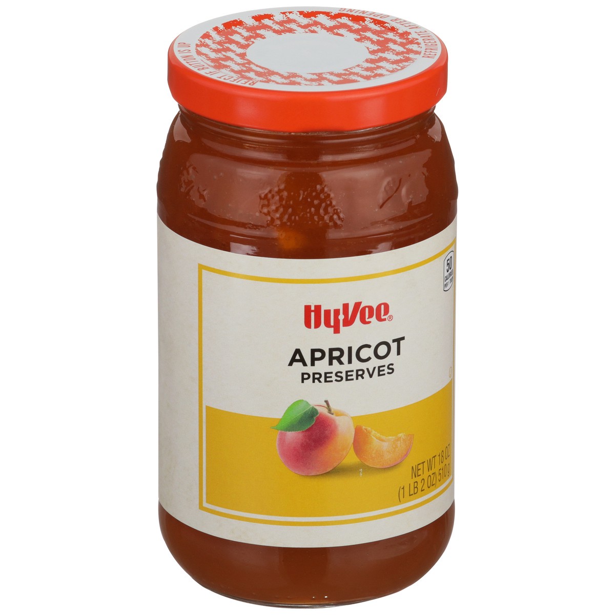 slide 8 of 8, Hy-vee Apricot Preserves, 18 oz