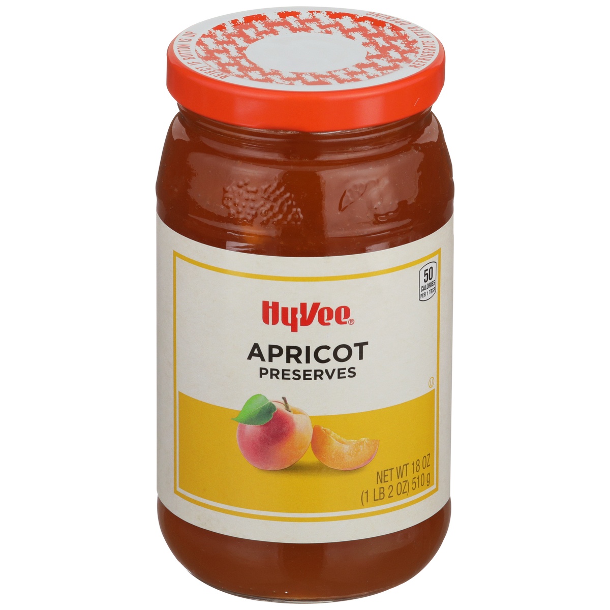 slide 1 of 8, Hy-vee Apricot Preserves, 18 oz