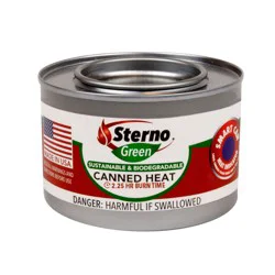 Sterno Canned Heat Ethanol Gel Chafing Fuel - 6.1oz