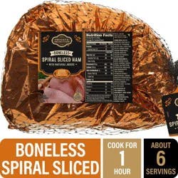 Private Selection Brown Butter Boneless Spiral Sliced Ham