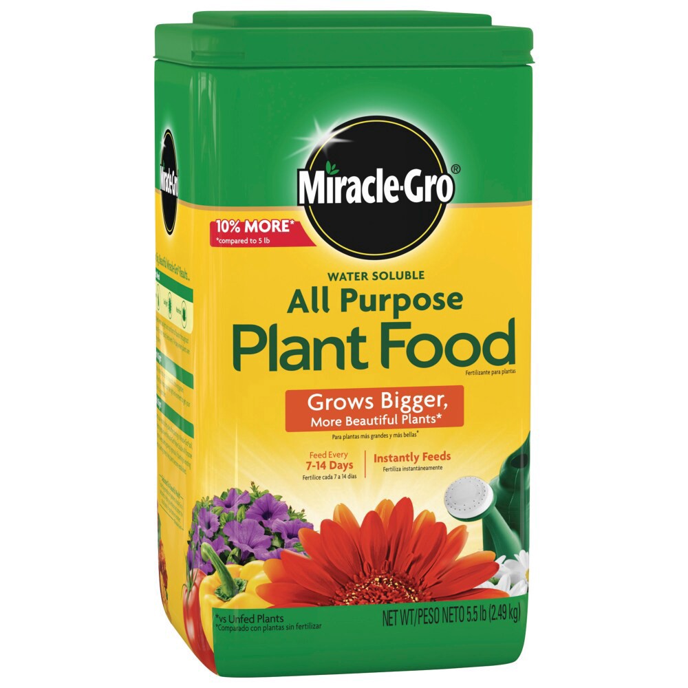 slide 1 of 6, Miracle-Gro Water Soluble All Purpose Plant Food, 5.5 lb