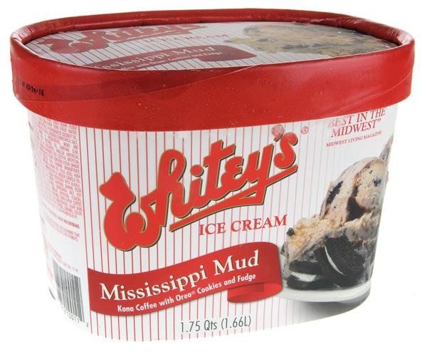 slide 1 of 1, Whitey's Ice Cream Mississippi Mud, 1.75 qt