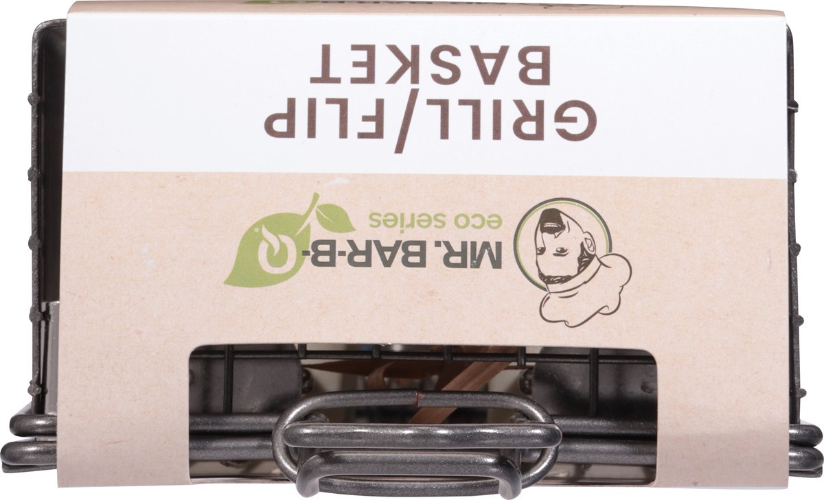 slide 4 of 12, Mr Bar B Q Sustainable Packaging Grill Flip Basket With Removable Handle 1 Count - Each, 1 ct