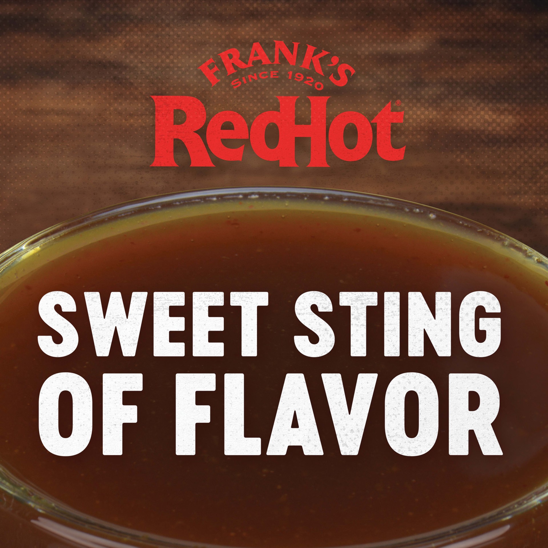 slide 4 of 5, Frank's RedHot Stingin' Honey Garlic Sauce, 1 gal