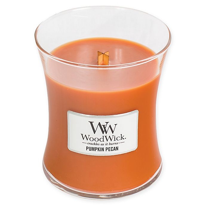 slide 1 of 1, WoodWick Pumpkin Pecan Medium Jar Candle, 1 ct