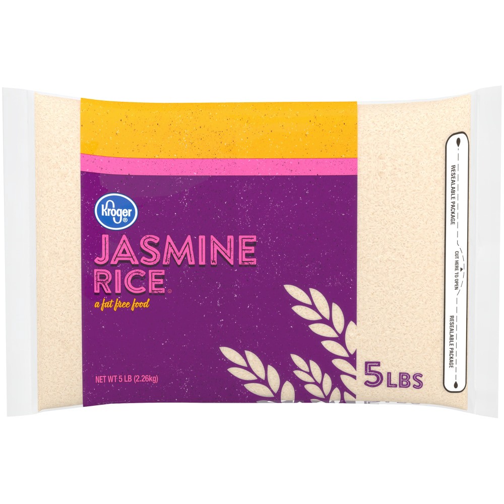 slide 1 of 3, Kroger Jasmine Rice, 5 lb