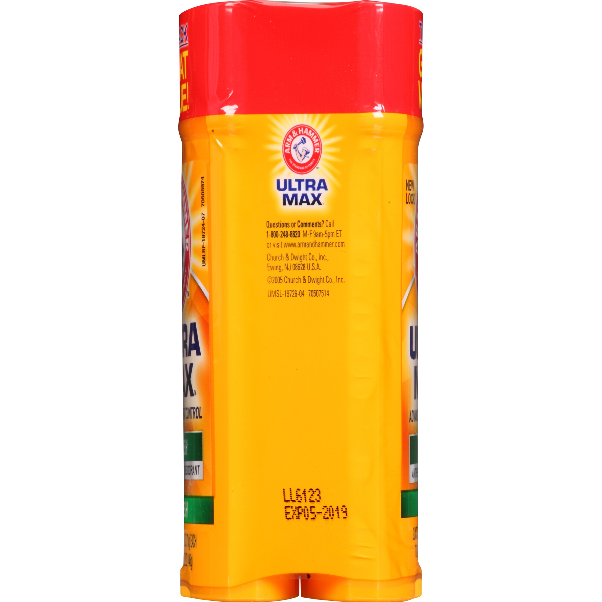 slide 5 of 7, ARM & HAMMER Ultra Max Fresh Value Twin Pack, 2 ct; 2.06 oz