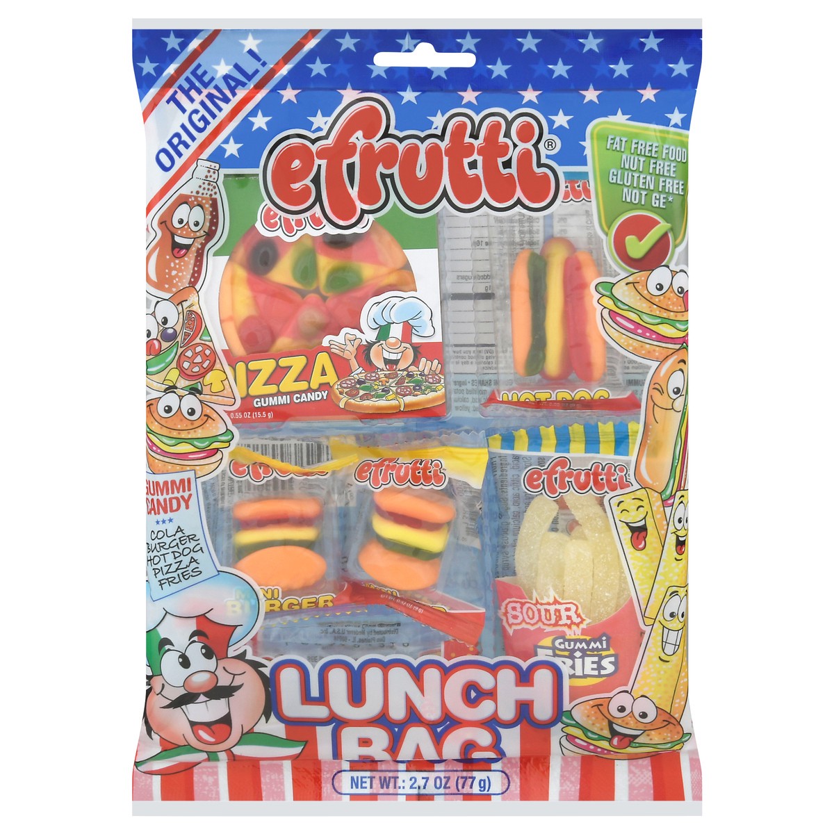 slide 1 of 9, Efrutti Gummi Bag Lunch Variety 2.7 Oz, 2.7 oz