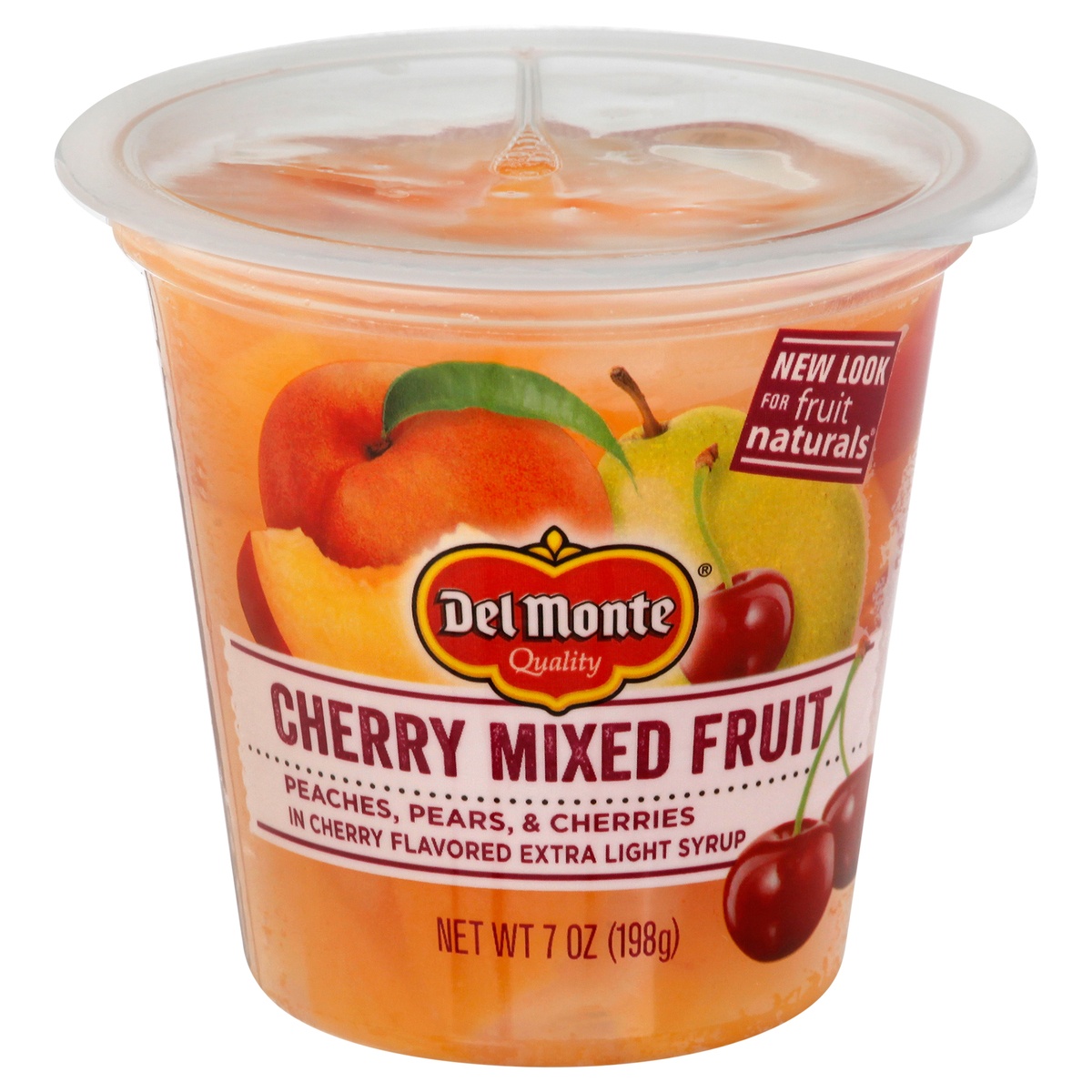 slide 1 of 6, Del Monte Fruit Naturals Cherry Mixed Fruit, 7 oz