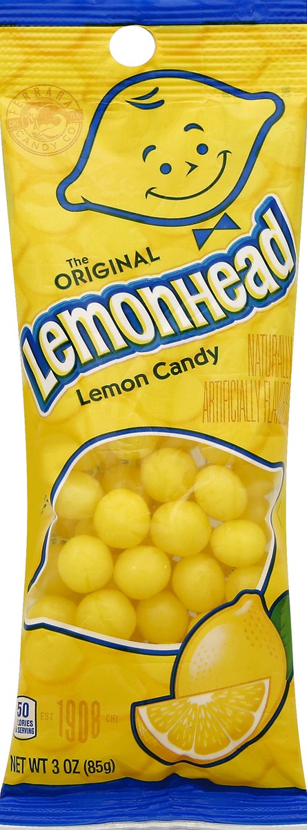 slide 3 of 3, Lemonhead Lime Chewy And Gummy Candy, 3 oz