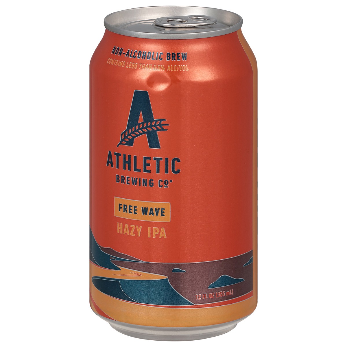 slide 3 of 9, Athletic Brewing Co Hazy IPA Free Wave Beer 12 fl oz, 12 fl oz