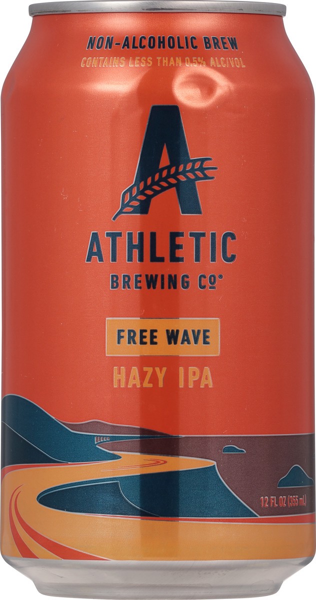 slide 6 of 9, Athletic Brewing Co Hazy IPA Free Wave Beer 12 fl oz, 12 fl oz