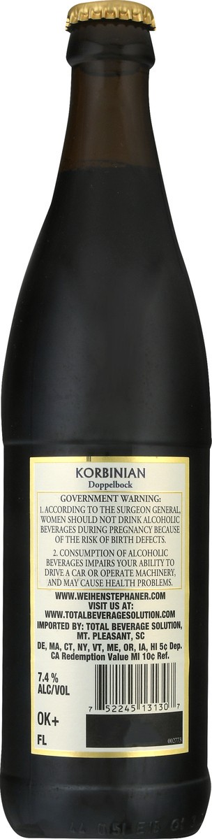 slide 9 of 11, Weihenstephaner Single Korbinian, 16.9 fl oz