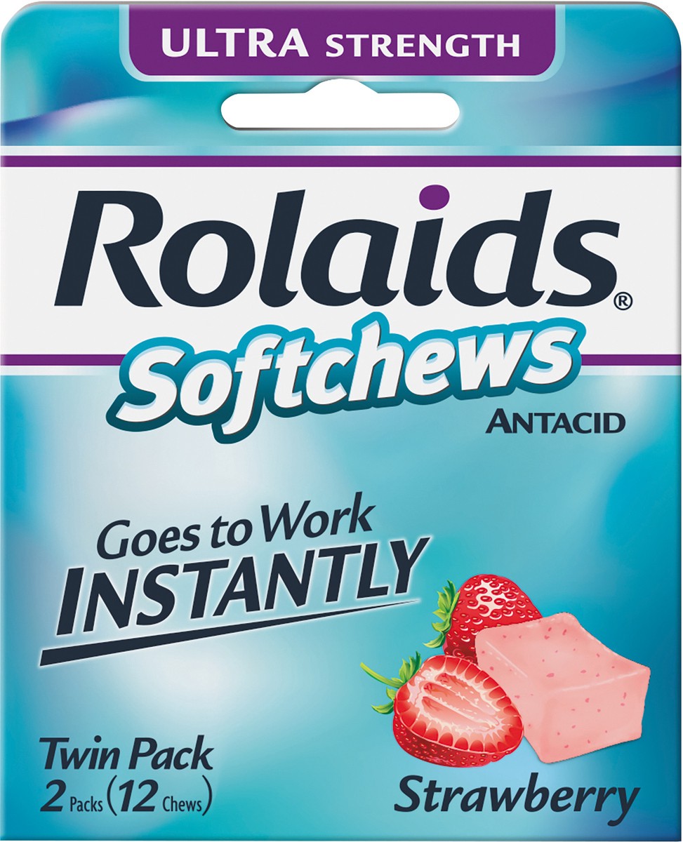 slide 7 of 7, Rolaids Strawberry Soft Chews, 12 ct