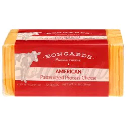 Bongards Premium American Pasteurized Process Cheese Slices - 72 Slices