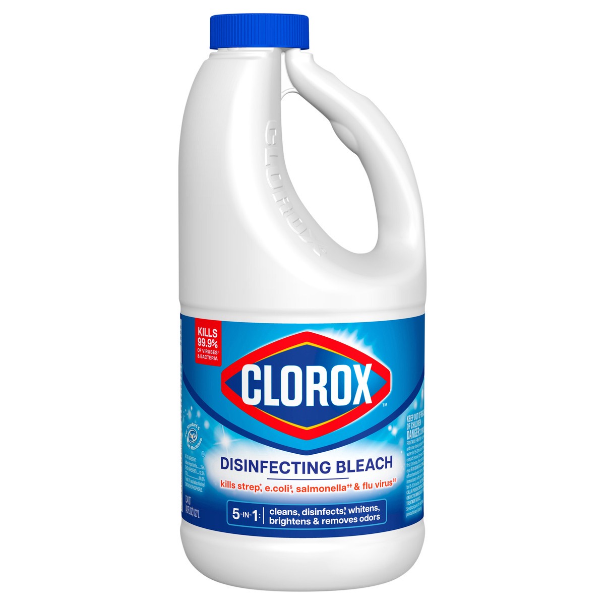 slide 1 of 7, Clorox Disinfecting Bleach, 43 Fl oz., 1.34 qt