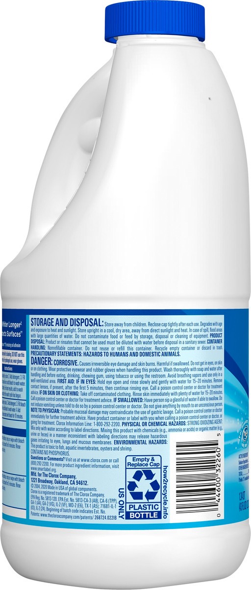 slide 3 of 7, Clorox Disinfecting Bleach, 43 fl oz