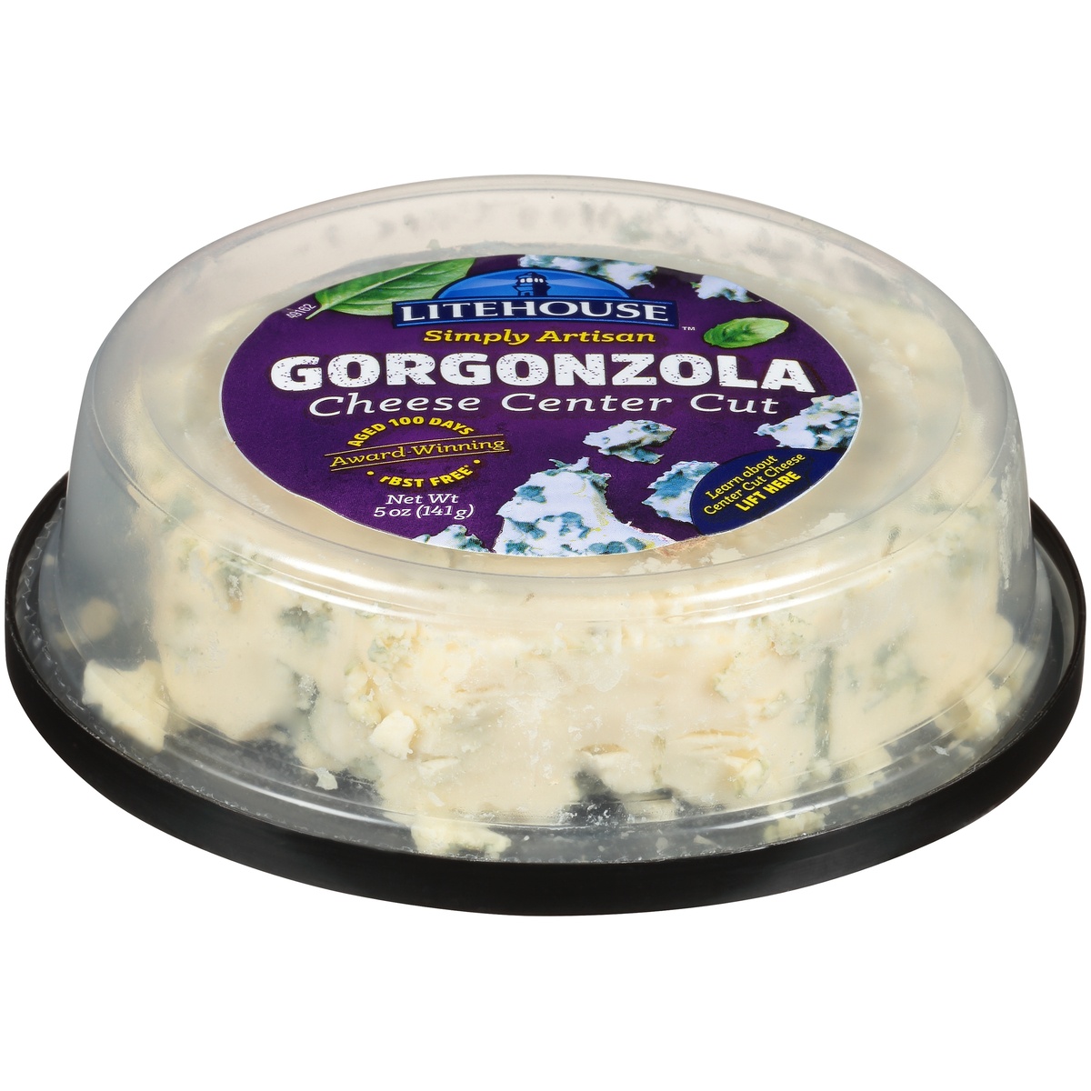 slide 1 of 6, Litehouse Simply Artisan Reserve Gorgonzola Center Cut, 5 oz