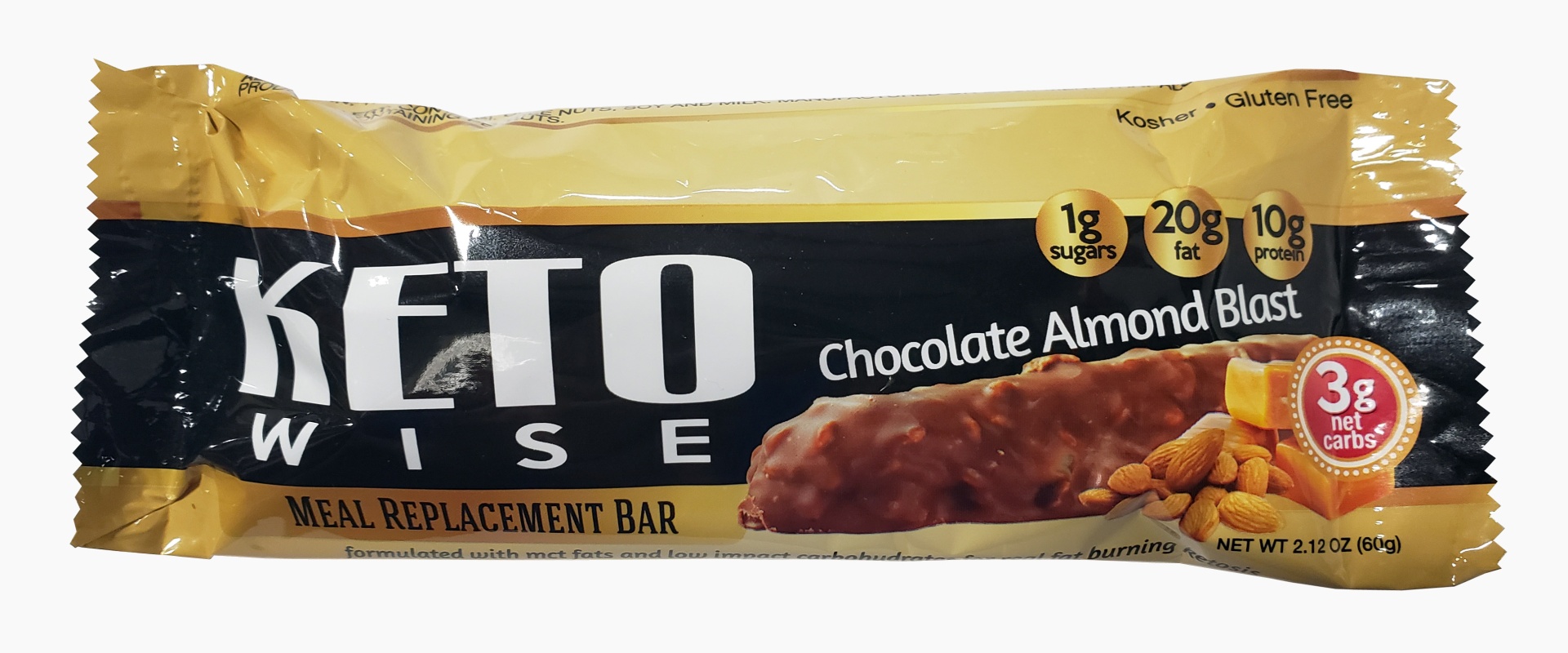 slide 1 of 1, Keto Wise Almond Blast Meal Bar, 1 ct