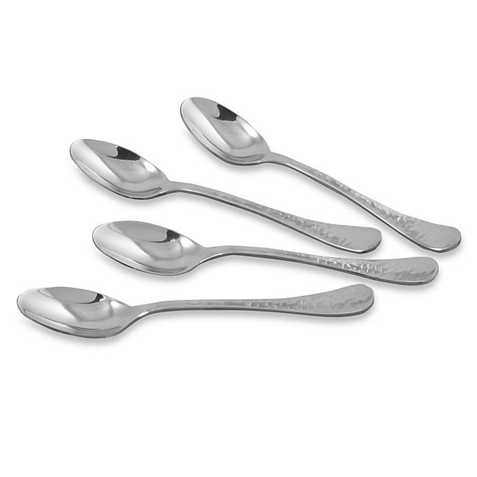 slide 1 of 1, Ginkgo Lafayette Stainless Steel Demitasse Spoon, 4 ct