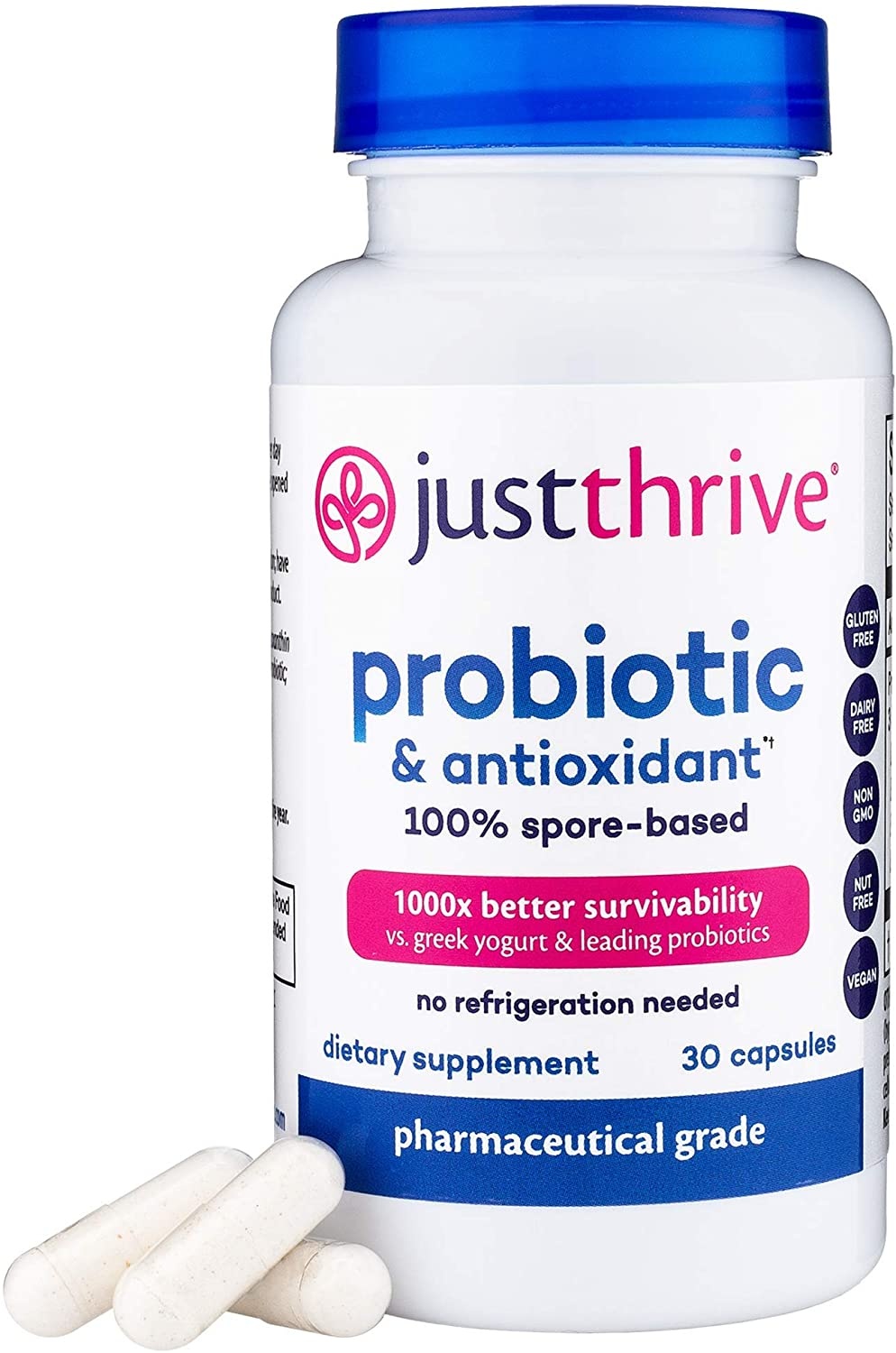 slide 1 of 1, Just Thrive Jus Thrive Probiotic Antioxidant, 1 ct