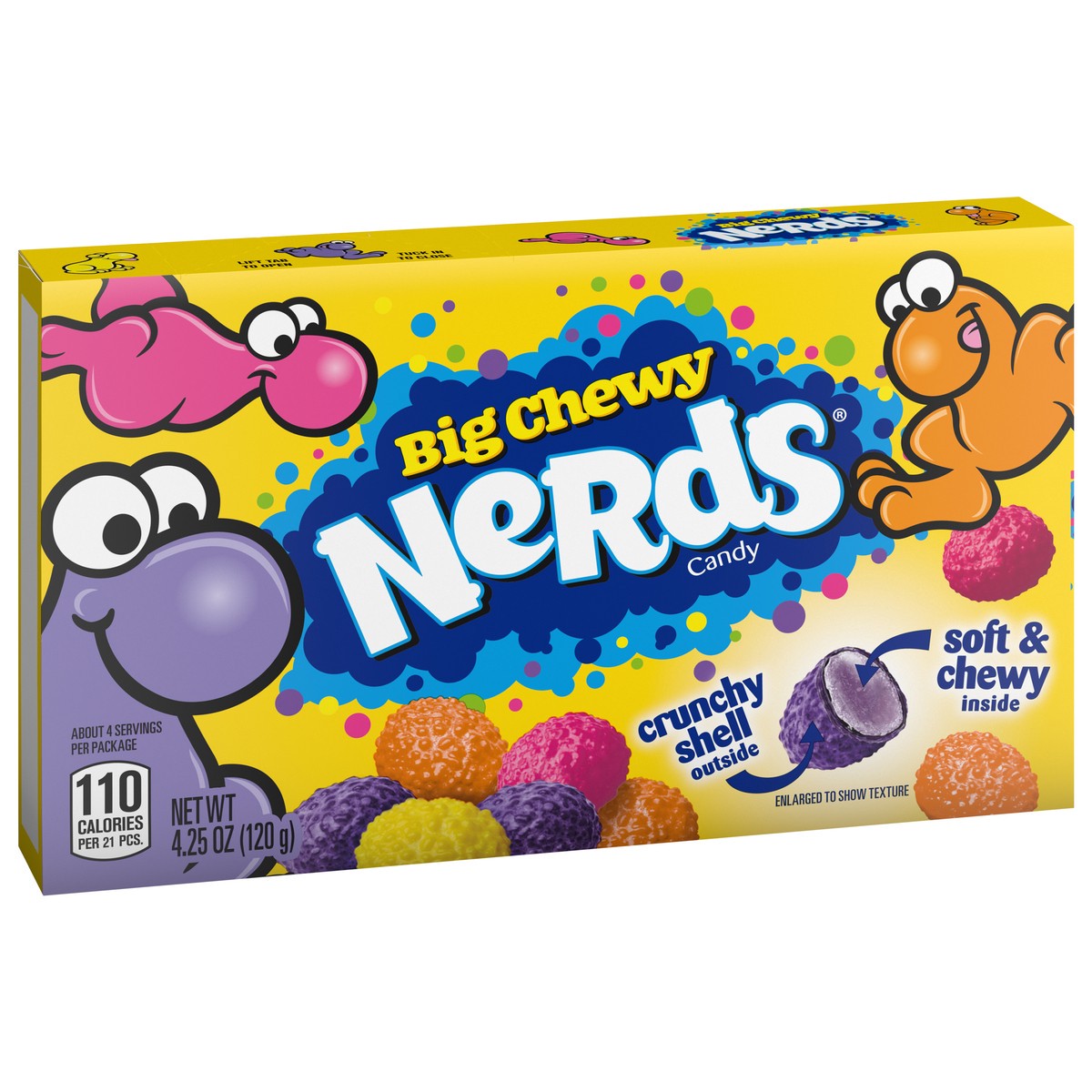 slide 6 of 9, Nerds Big Chewy Theater Box 71844 157539 4.25 oz, 4.25 oz