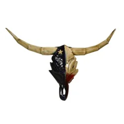 Creative Decor Sourcing Texas Longhorn Metal Garden Statue