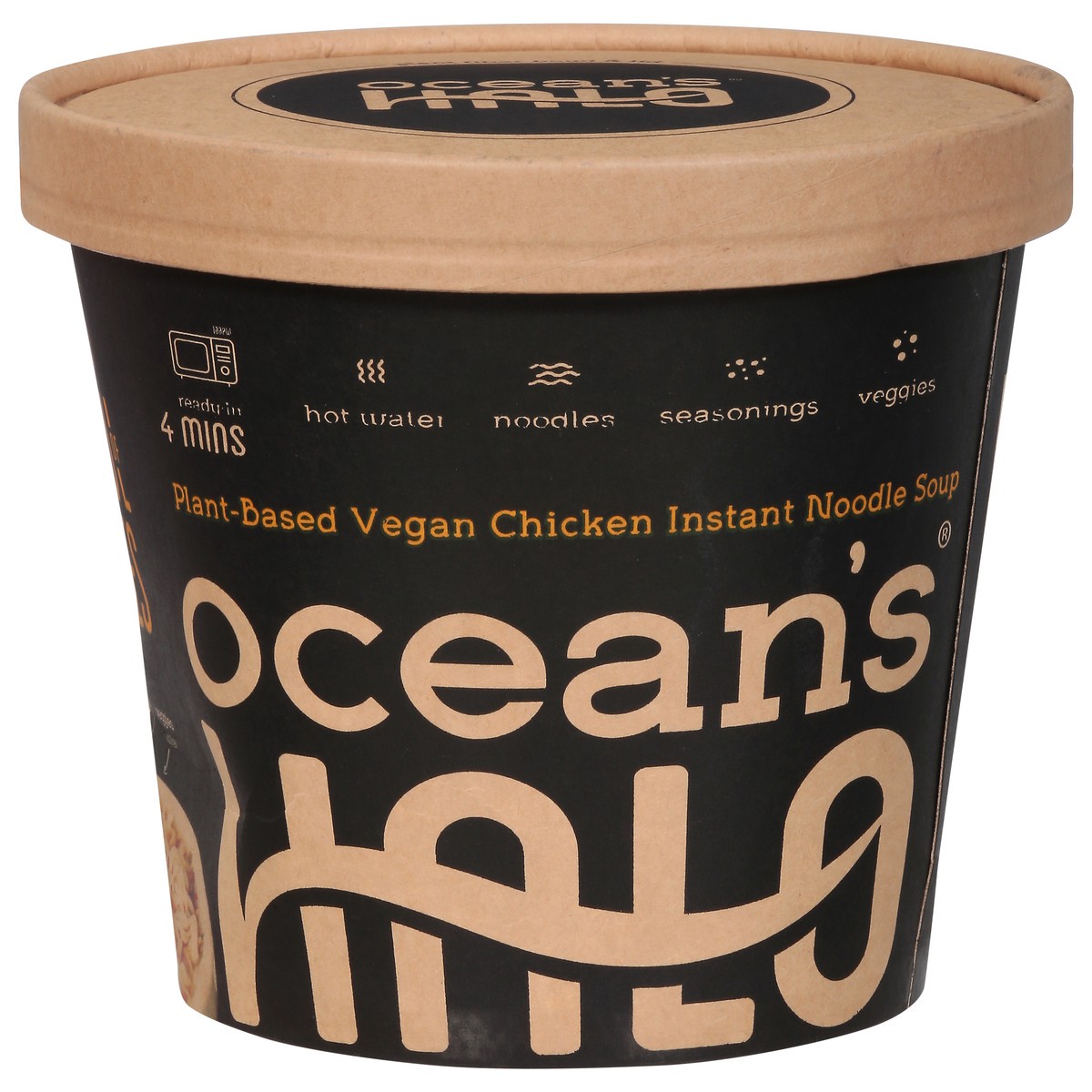 slide 1 of 1, Ocean's Halo Organic Vegan Chicken Big Bowl of Noodles 4.02 oz, 4.02 oz
