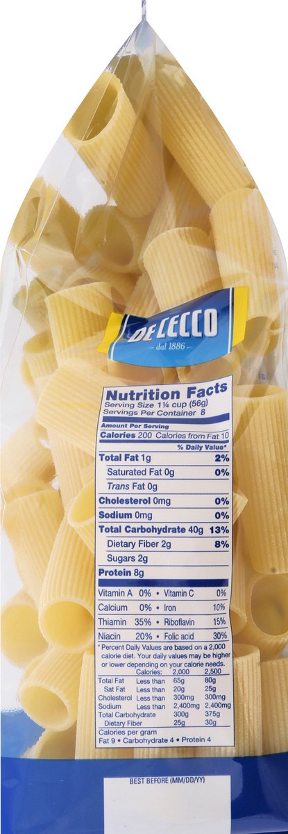 slide 8 of 9, De Cecco No. 124 Rigatoni Napoletani 1 lb, 1 lb