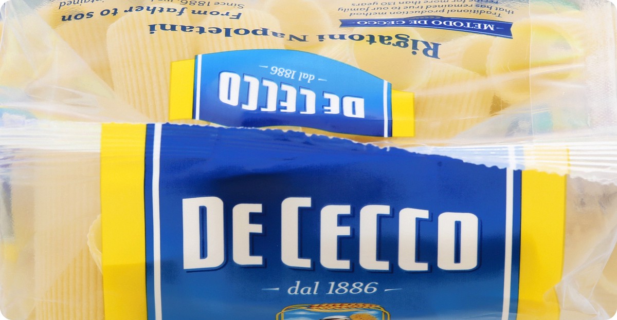 slide 3 of 9, De Cecco No. 124 Rigatoni Napoletani 1 lb, 1 lb