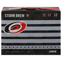 R&D Brewing Canes Crisp Light Lager Storm Brew Beer 12 - 12 oz Cans