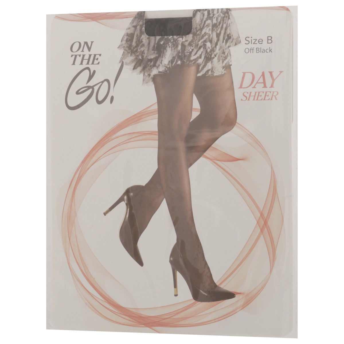 slide 4 of 4, On the Go! Off Black Day Sheer Size B 1 ea, 1 ct