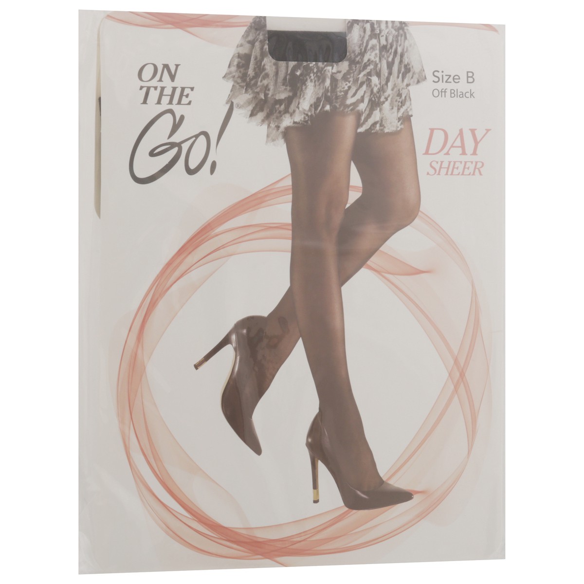 slide 2 of 4, On the Go! Off Black Day Sheer Size B 1 ea, 1 ct